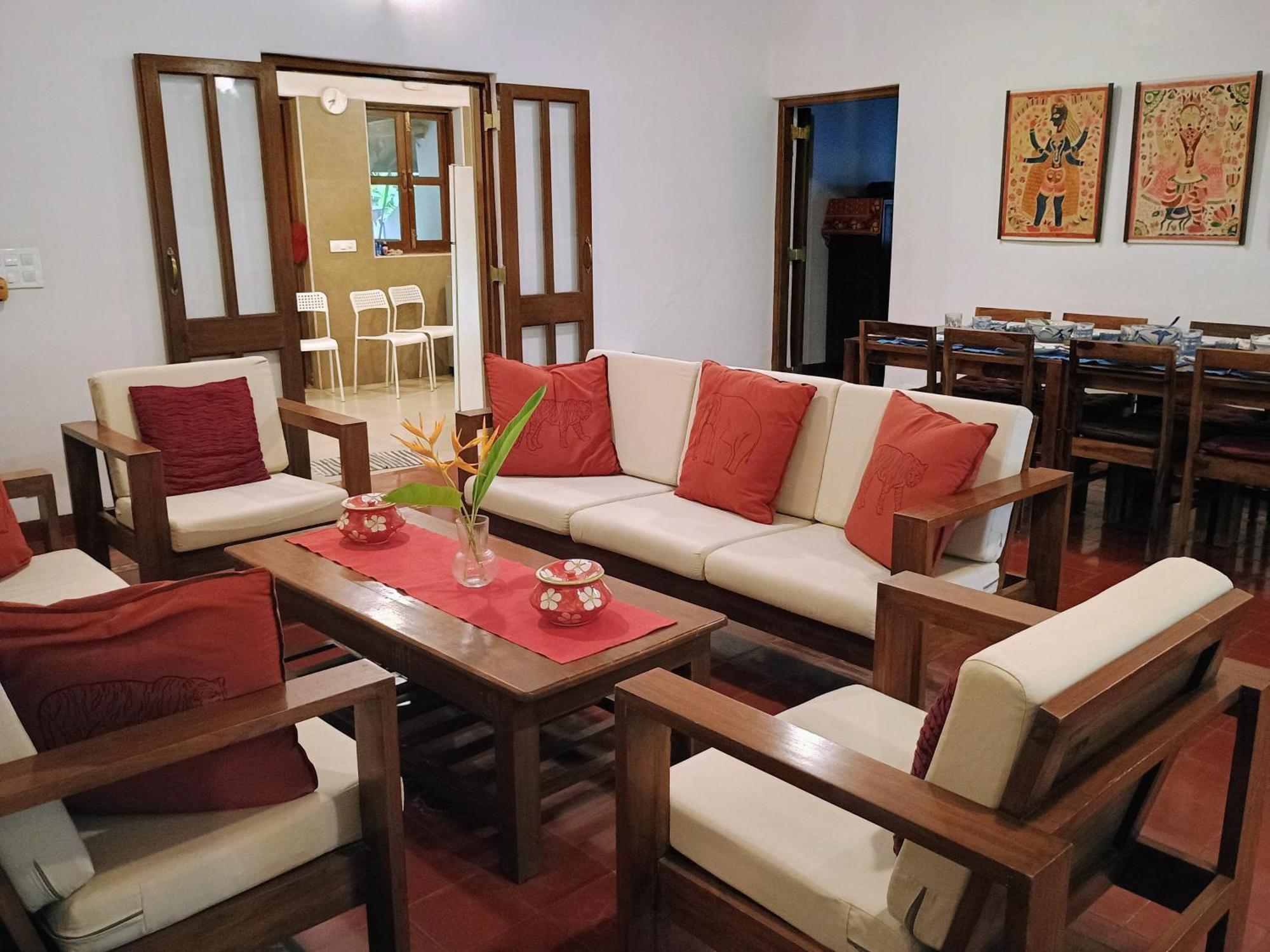 Banyan House - Luxurious 4 Bedroom Villa On One Acre, Near The Beach Nagaon  Esterno foto